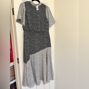 Black and white Ann Taylor dress NWT size 10